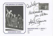 Manchester United 1968 European Cup Autographed Memorabilia Lot