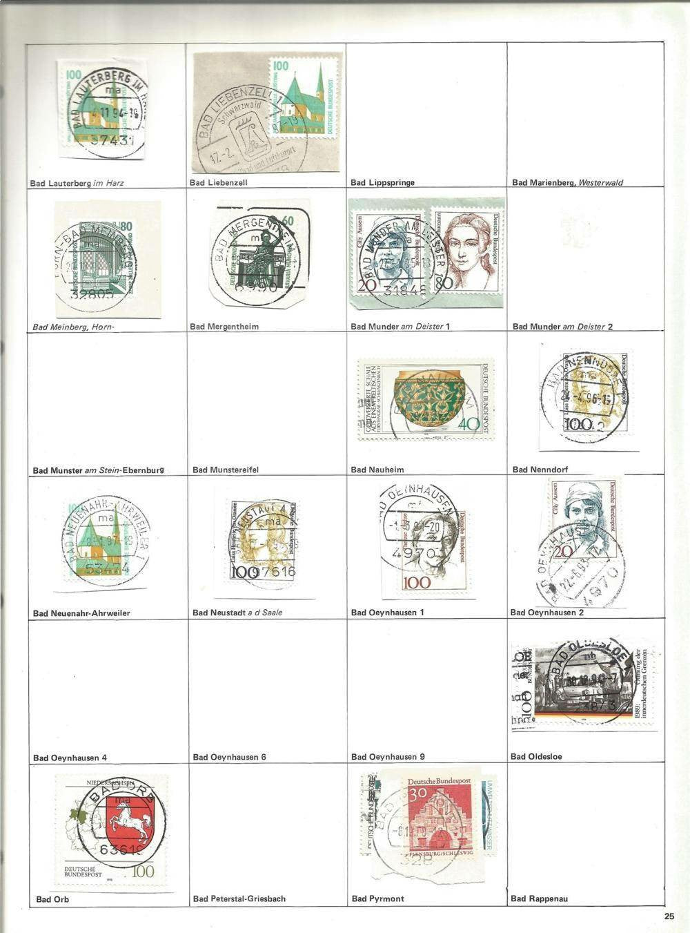 Collection of German Stamps