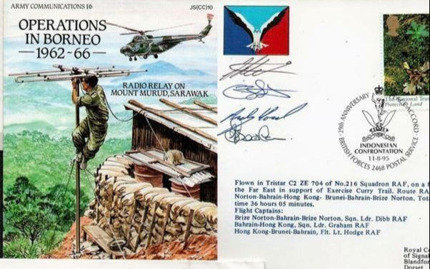 Collection of 5 Flying FDCs with Multi-Signatures