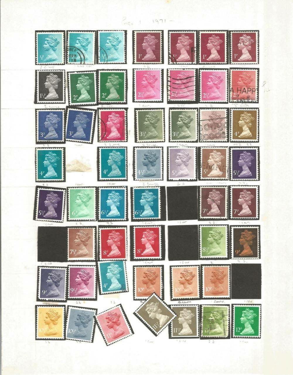 GB Definitives Collection in Stanley Gibbons Loose-Leaf Album