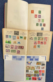 GB & Worldwide Stamps Collection in Three Albums