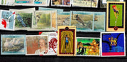 Canada Used Stamps on Hardcover Hinged Photo Album Page