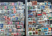 Canada Used Stamps on Hardcover Album Pages