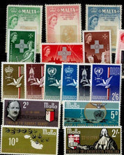 Mixed Maltese Stamps - Mint and Second-Hand Collection