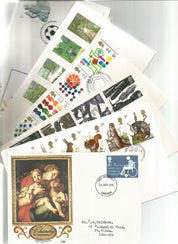 Collection of 25 FDCs, Stamps, and FDI Postmarks