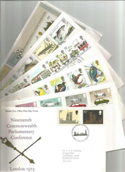 Collection of 25 FDCs, Stamps, and FDI Postmarks