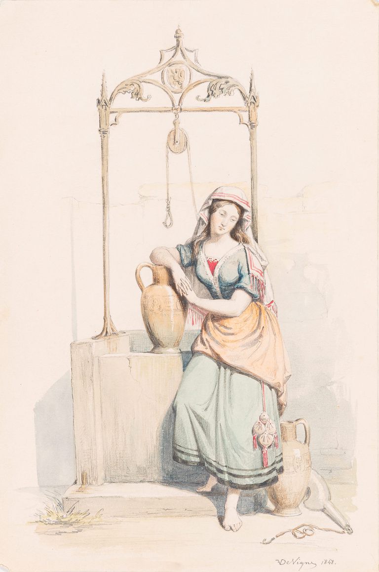 Lady at the Well by Felix De Vigne