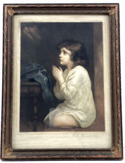 "Baby Samuel" Antique Mezotint after Sir Joshua Reynolds