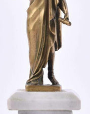 Bronze on Marble Base Sculpture "Odessa"