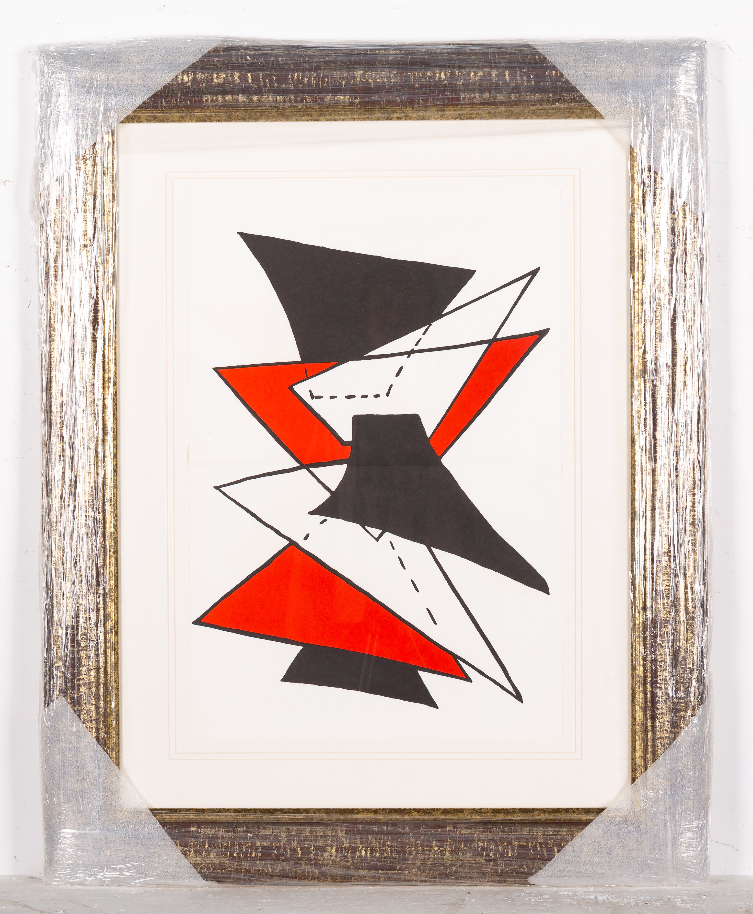 Alexander Calder- Lithograph 'DLM141 - Triangles rouge'