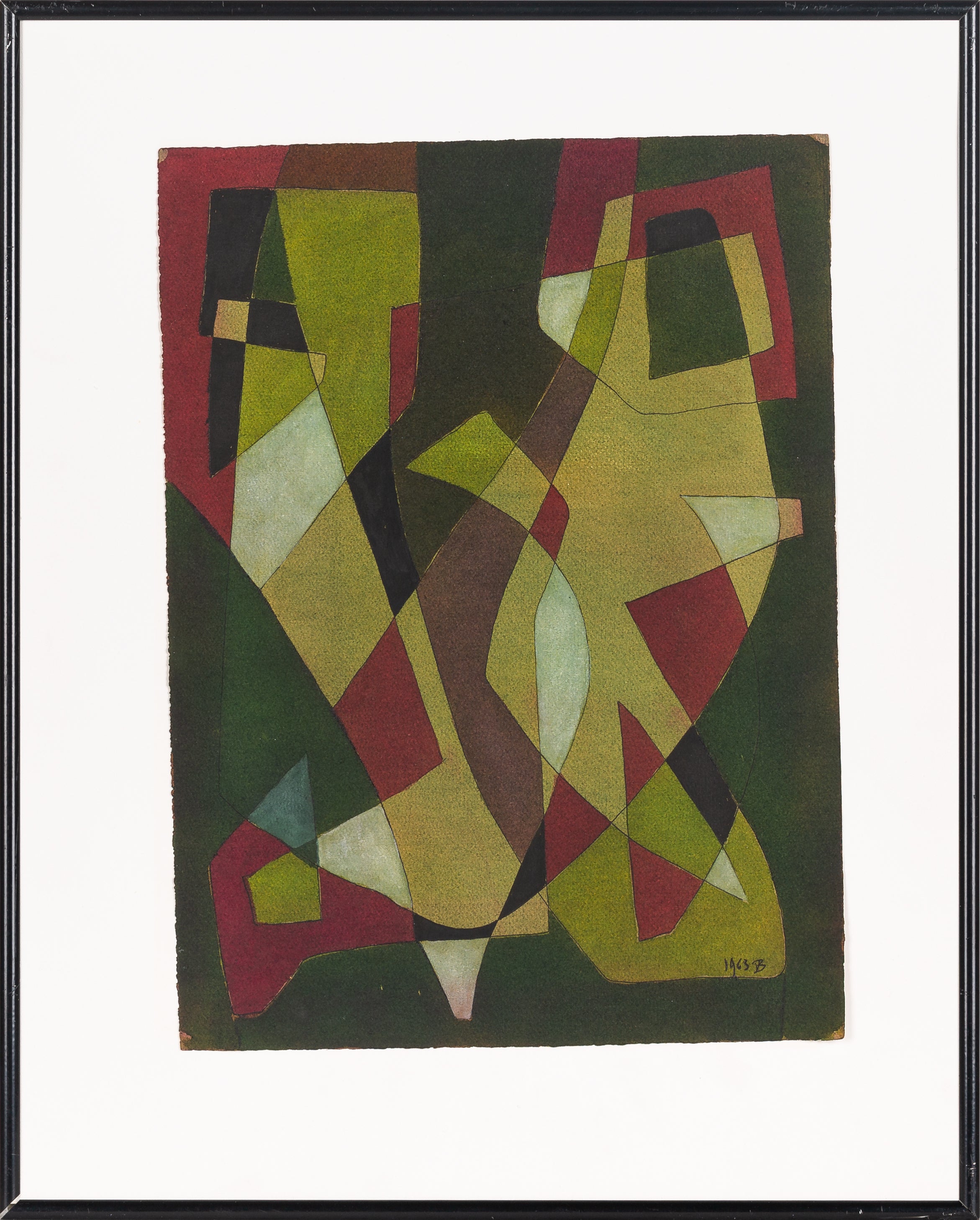 Guillaume Vanden Borre, Untitled abstract composition