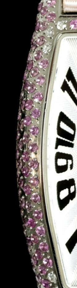 Michele Coquette Pink Diamond Bezel Quartz Watch