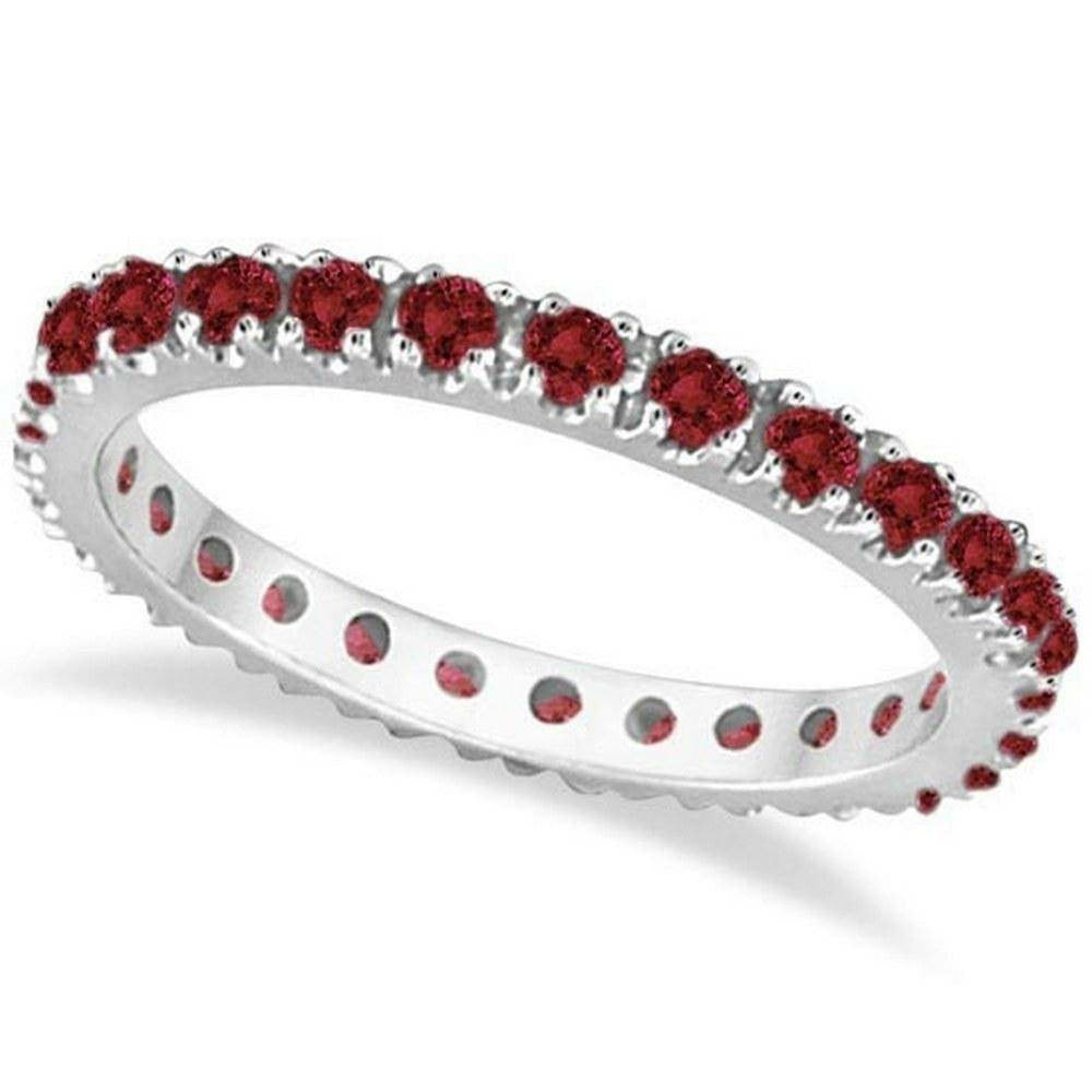 Ruby Eternity Band Stackable Ring