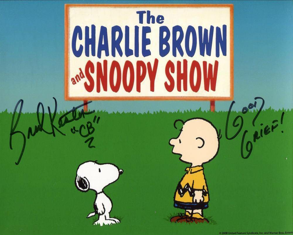 Peanuts & Charlie Brown Signed Photo