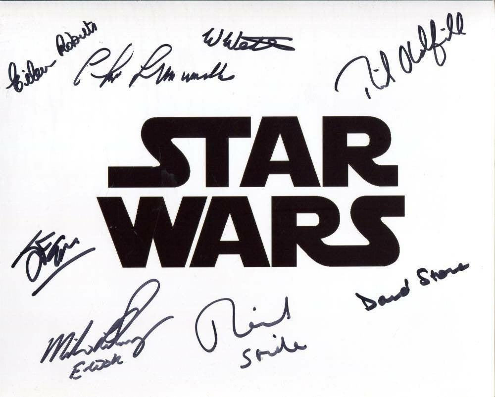 Star Wars Cast Signed Photograph