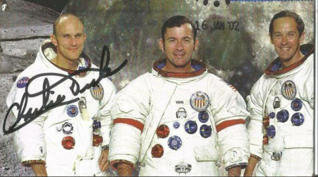 Apollo 16 Limited Edition Cover Signed by Charlie Duke