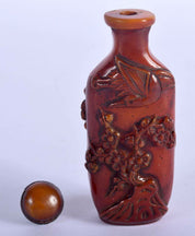 Chinese Amber Snuff Bottle