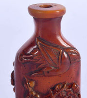 Chinese Amber Snuff Bottle