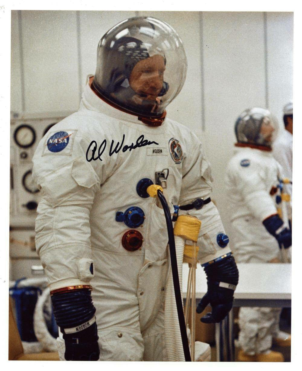 Apollo 15 Al Worden Signed Photo