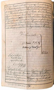 Official Warrant Signed by Victor Emmanuel I, King of Sardinia