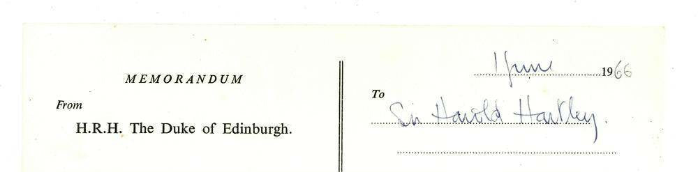 Autograph Letter Signed by Prince Philip, Duke of Edinburgh