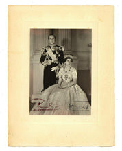 Official Portrait Signed by Paul I, King of Greece, and Queen Frederica of Hanover