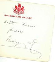 Signed Photograph and Card from Queen Mary of Teck