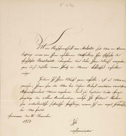 Letter Signed by George VI, King of Hanover, to Johann Carl Bertram Stuve