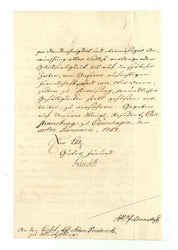 Official Letter from Frederick V, King of Denmark