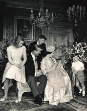 Royal Presentation Photograph of Queen Elizabeth II, Prince Philip, and Prince Edward