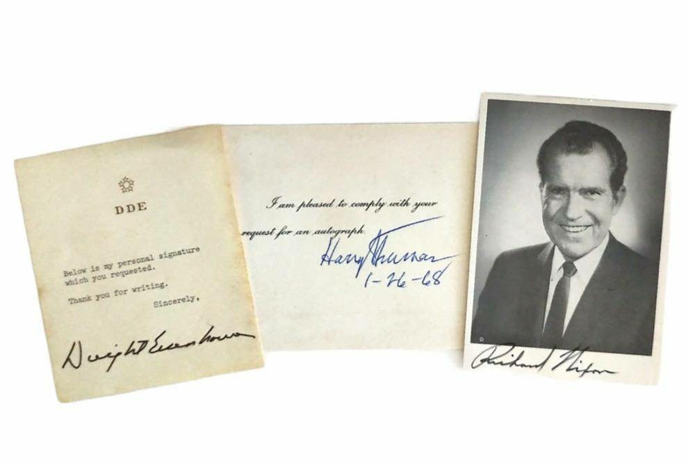 Signed Memorabilia of U.S. Presidents