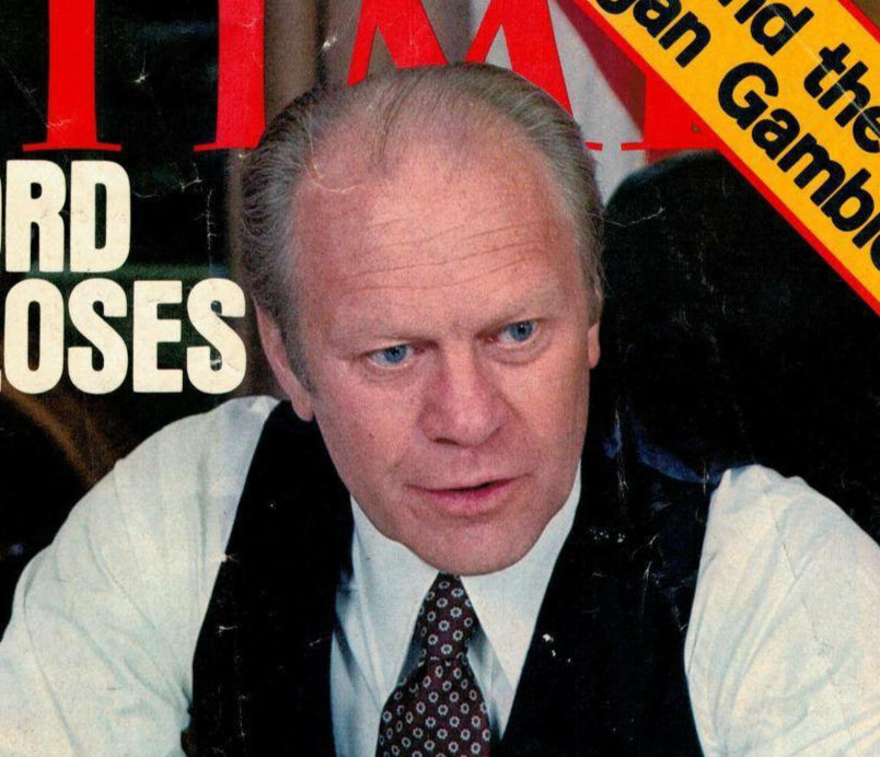 Signed Time Magazine Cover – Gerald R. Ford