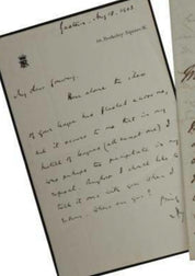 Collection of Handwritten Letters from 19th-Century British Prime Ministers