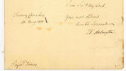 Signed Letter by John Hiley Addington – The French Campaign in Egypt and Syria