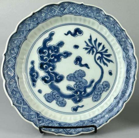 Pair of Blue and White Dishes