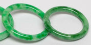 Set of Four Celadon Green Circular Bracelets