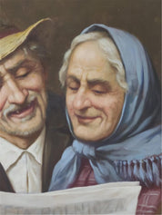 J. Rot, 'Old Man & Woman'