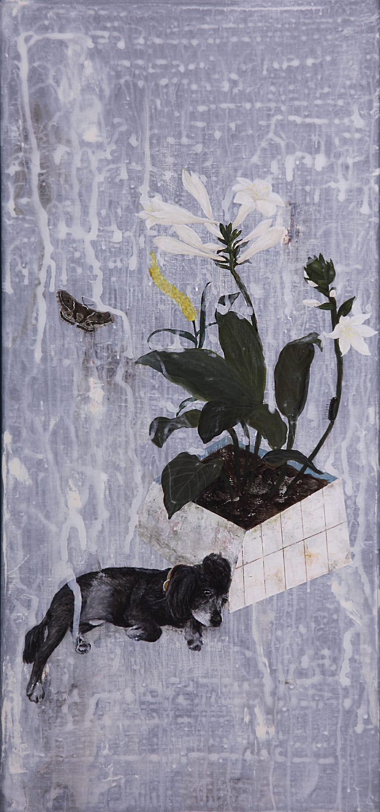 Yixiang Yang, 'Dog and Flowers'