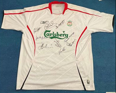 Liverpool F.C. Legends Multi-Signed Replica Shirt (22 Signatures)