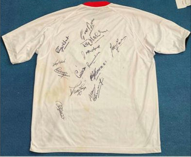 Liverpool F.C. Legends Multi-Signed Replica Shirt (22 Signatures)