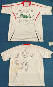 Liverpool F.C. Legends Multi-Signed Replica Shirt (22 Signatures)