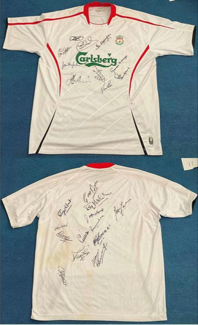 Liverpool F.C. Legends Multi-Signed Replica Shirt (22 Signatures)