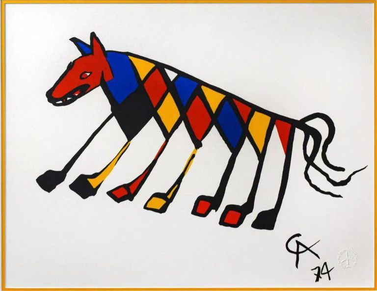 Alexander Calder, 'Flying Colors - Beastie'