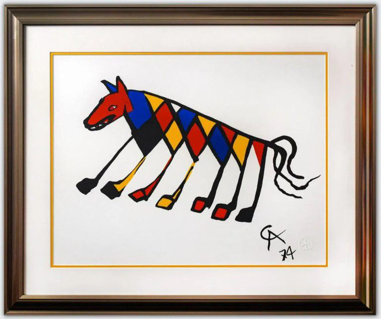 Alexander Calder, 'Flying Colors - Beastie'
