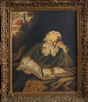 Antique Portrait after Gerrit Dou, 'Man Reading'