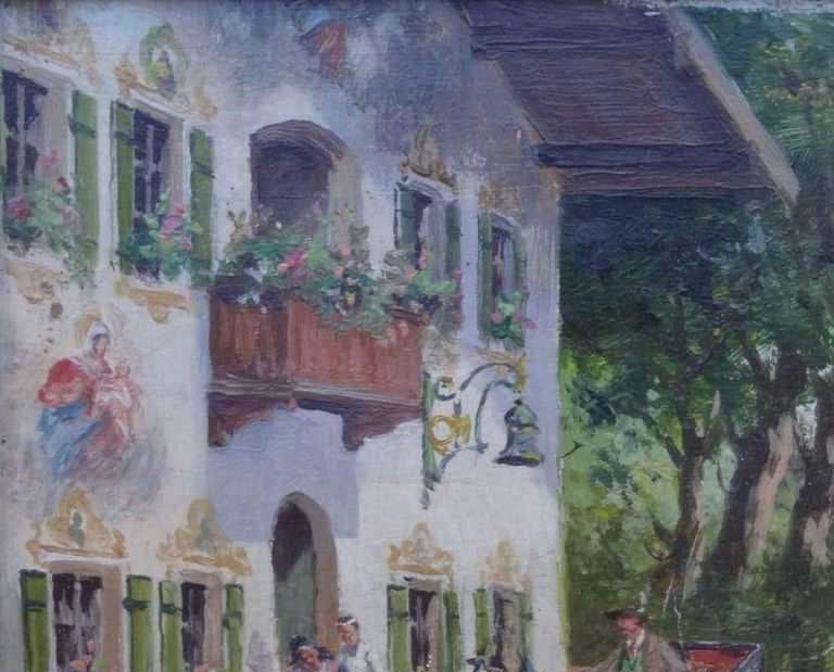 Georg Hemmrich, "Mail Coach in Mittenwald"