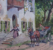 Georg Hemmrich, "Mail Coach in Mittenwald"