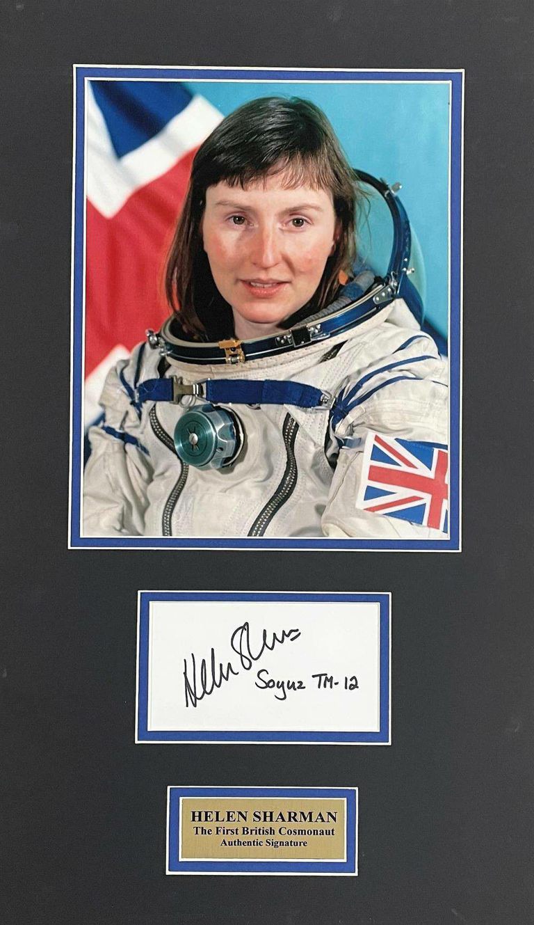 Astronaut Helen Sharman Signed & Matted Display Piece