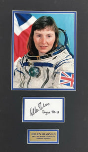 Astronaut Helen Sharman Signed & Matted Display Piece