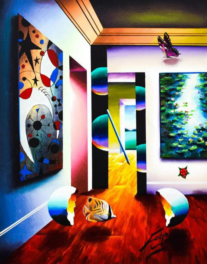 Ferjo, 'Interior Miro Monet'